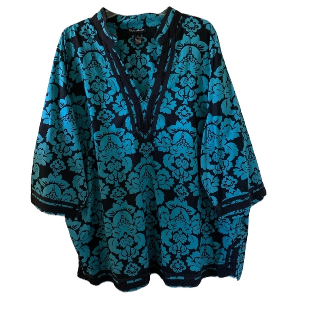 CLUB z COLLECTION  tunic top size 3X